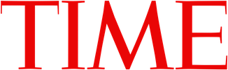 TIME magazine logo in bold red letters