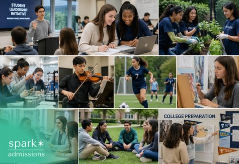 Collage of students in leadership, academics, sports, arts, service, and college prep.
